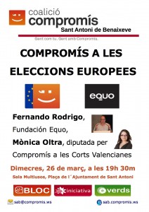 cartel Compromís Europeas 2014